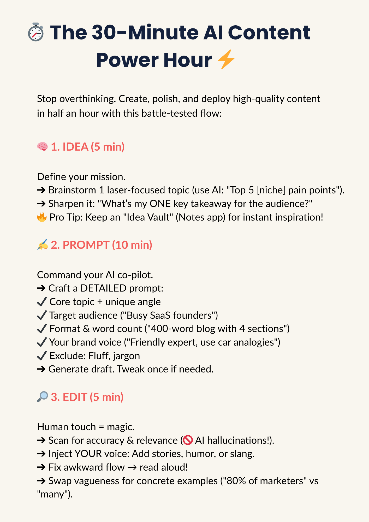 AI content creator system